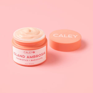 Dive into Island Ambrosia magic with Caley Cosmetics’ Bakuchiol Moisturizer! Ultimate clean, natural beauty for your skin.