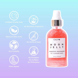 Transform your skincare routine with Gel Cleanser Mask Moon Jelly by Caley Cosmetics! Discover the ultimate blend of science and nature for radiant skin. Elevate your beauty regimen with the best in probiotic skincare and makeup. Glow like never before with Caley Cosmetics, your go-to brand for healthy, luminous skin!