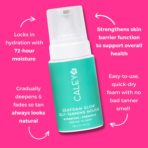 Seafoam Glow Probiotic Self-Tanning Mousse Self Tanner Caley