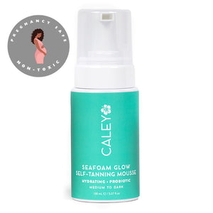 Pregnancy Safe Self Tanner - Seafoam Glow Probiotic Caley Cosmetics