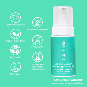 Seafoam Glow Probiotic Self-Tanning Mousse Self Tanner Caley