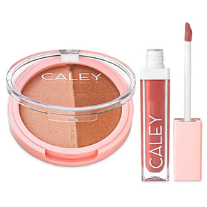 Glow Getter Bundle Face Makeup Caley Peach Glow Rosewater 