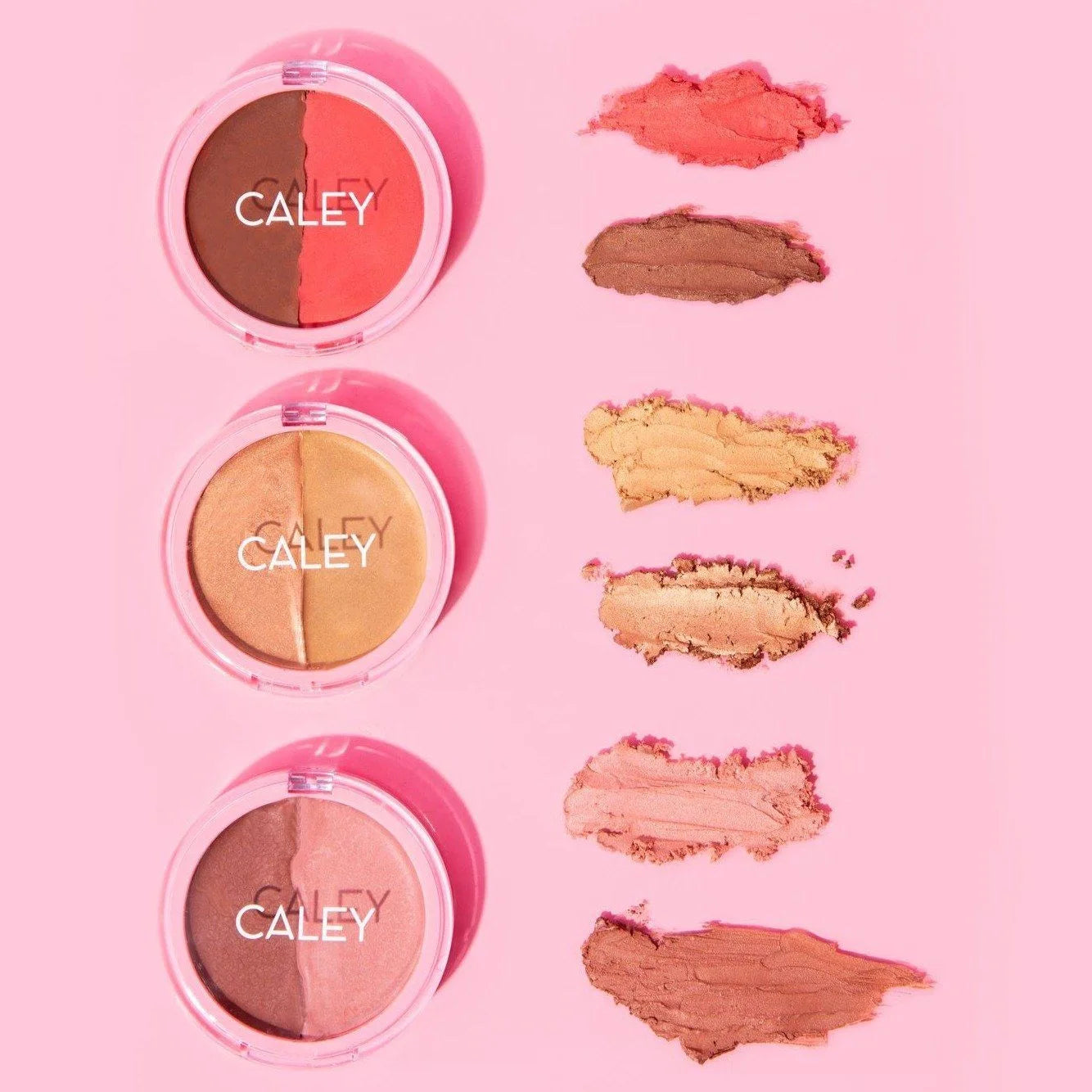 Get that beach babe glow with our Bundle Beach Babe Cream-to-Glow Face Makeup. With 3 perfect combinations, you can create an effortless look in seconds. You have to try it to believe it! By Caley Cosmetics, the best Clean Natural Brand for probiotic cosmetics, probiotic skincare, and effortless beauty products. Get ready to glow!