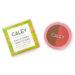 Get the perfect beach babe glow with Bundle Beach Babe Cream-to-Glow Face Makeup. Effortlessly create a radiant look in seconds. You have to try it to believe it. From Caley Cosmetics, the best Clean Natural Brand for probiotic cosmetics, probiotic skincare, and effortless beauty products