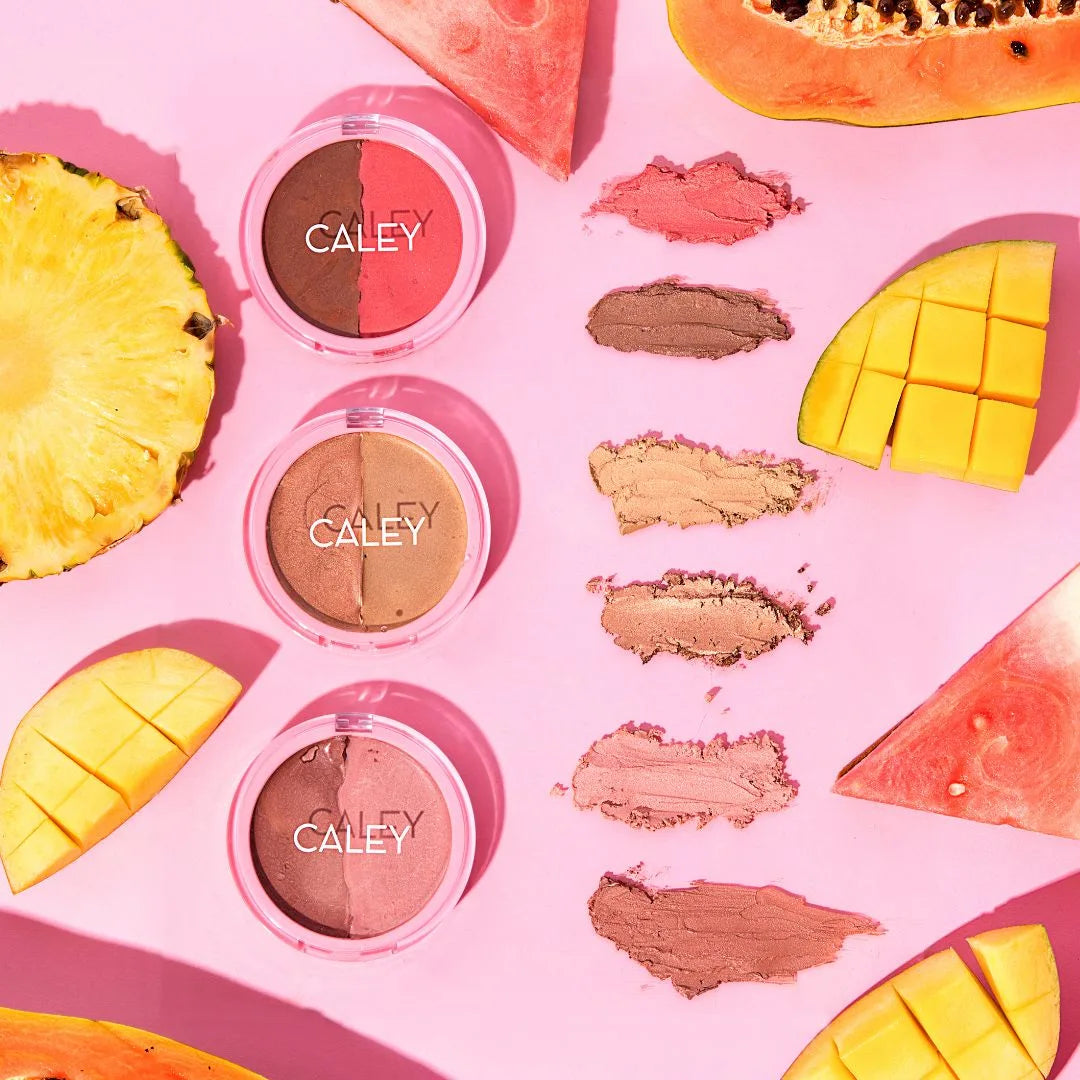 Get that effortless beach babe glow with our Bundle Beach Babe Cream-to-Glow Face Makeup. Say hello to a natural, radiant look in seconds. You have to try it to believe it! Created by Caley Cosmetics, the ultimate Clean Natural Brand for probiotic cosmetics, probiotic skincare, and effortless beauty products. Glow up with ease!