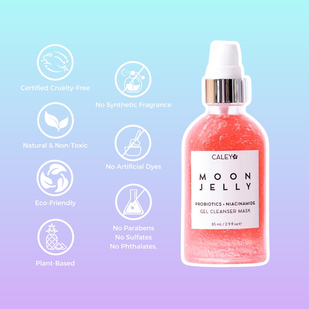 Moon Jelly Gel Cleanser Mask Skin Care Caley 