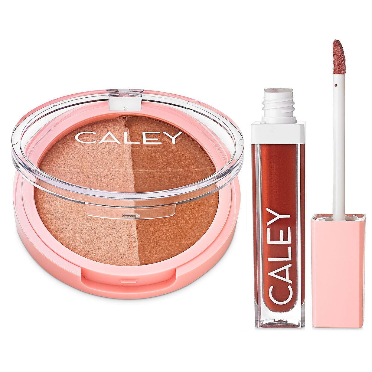 Glow Getter Bundle Face Makeup Caley Peach Glow Sangria 