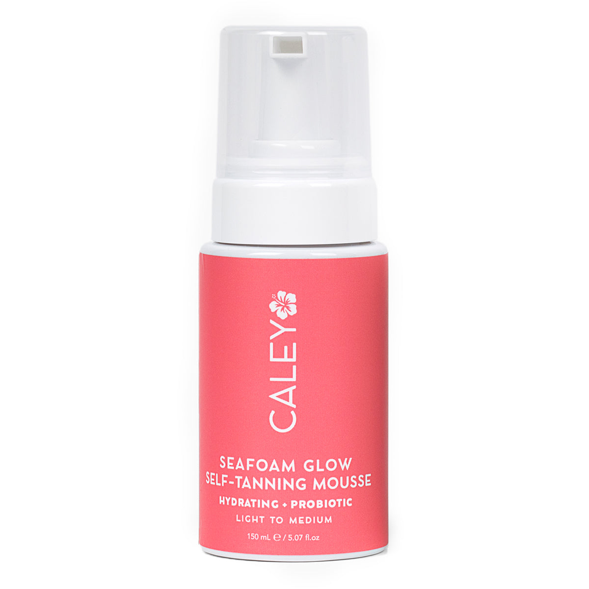 Caley Cosmetics Seafoam Glow Self-Tanning Mousse for a natural-looking, streak-free sunless tan.